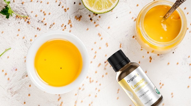 Lemon Vinaigrette Made From Essential Oils
