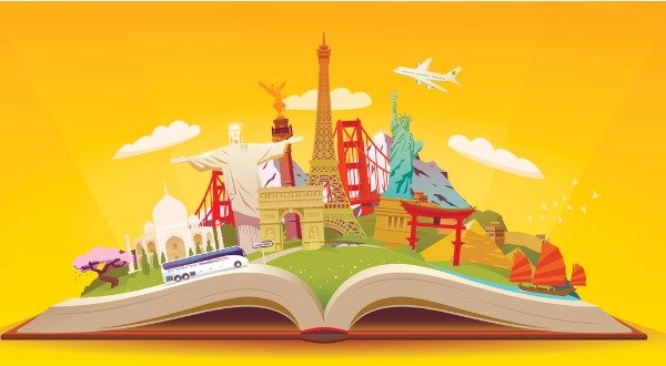 City Enfolds in the Pages of a Book